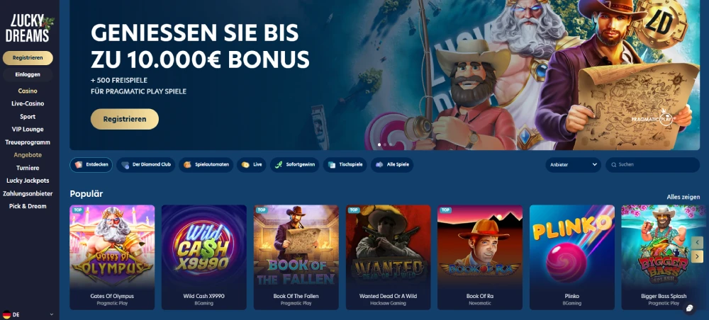 LuckyDreams Casino Deutschland